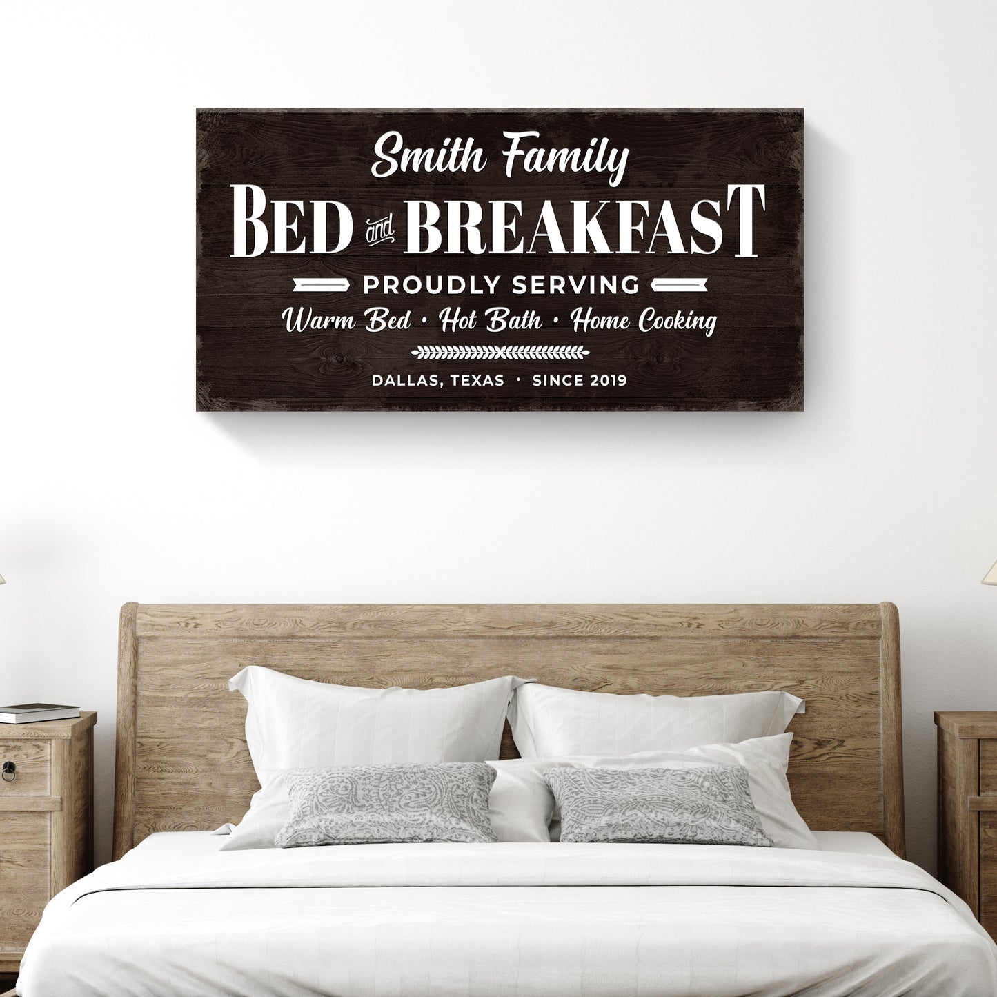 Bed and Breakfast Sign V Style 2 - Image by Tailored Canvases