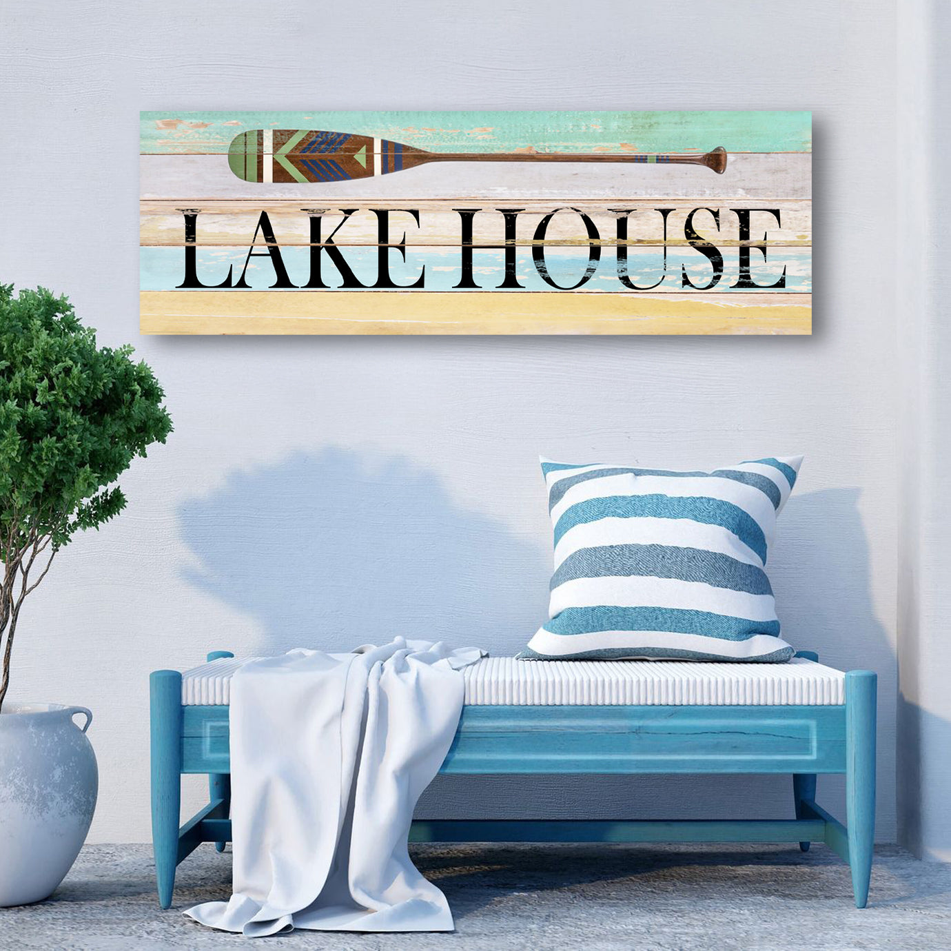 Lake House Coastal Sign