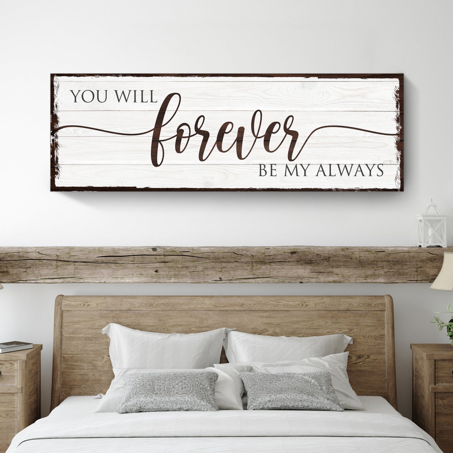 Forever Be My Always Sign - Image by Tailored Canvases