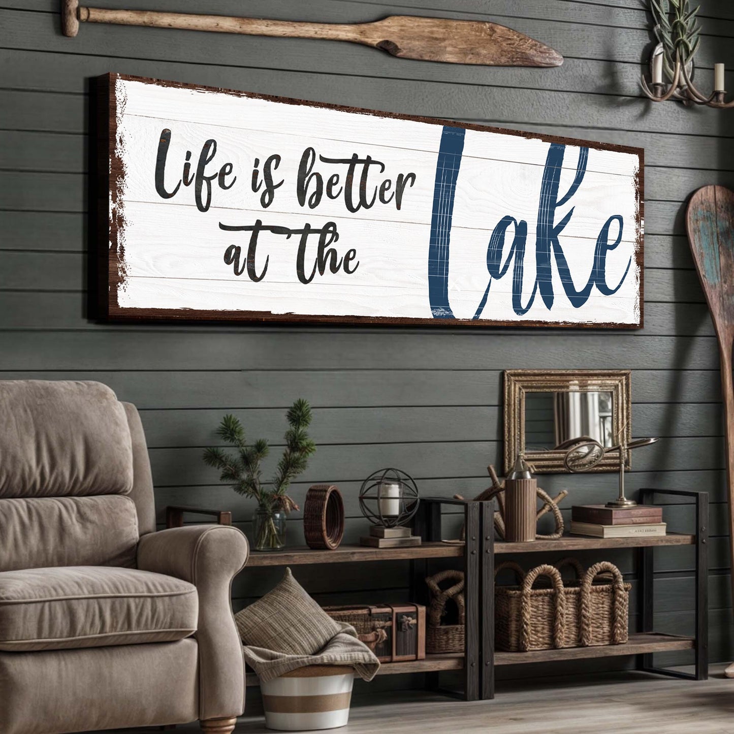 Life Is Better At The Lake Sign II