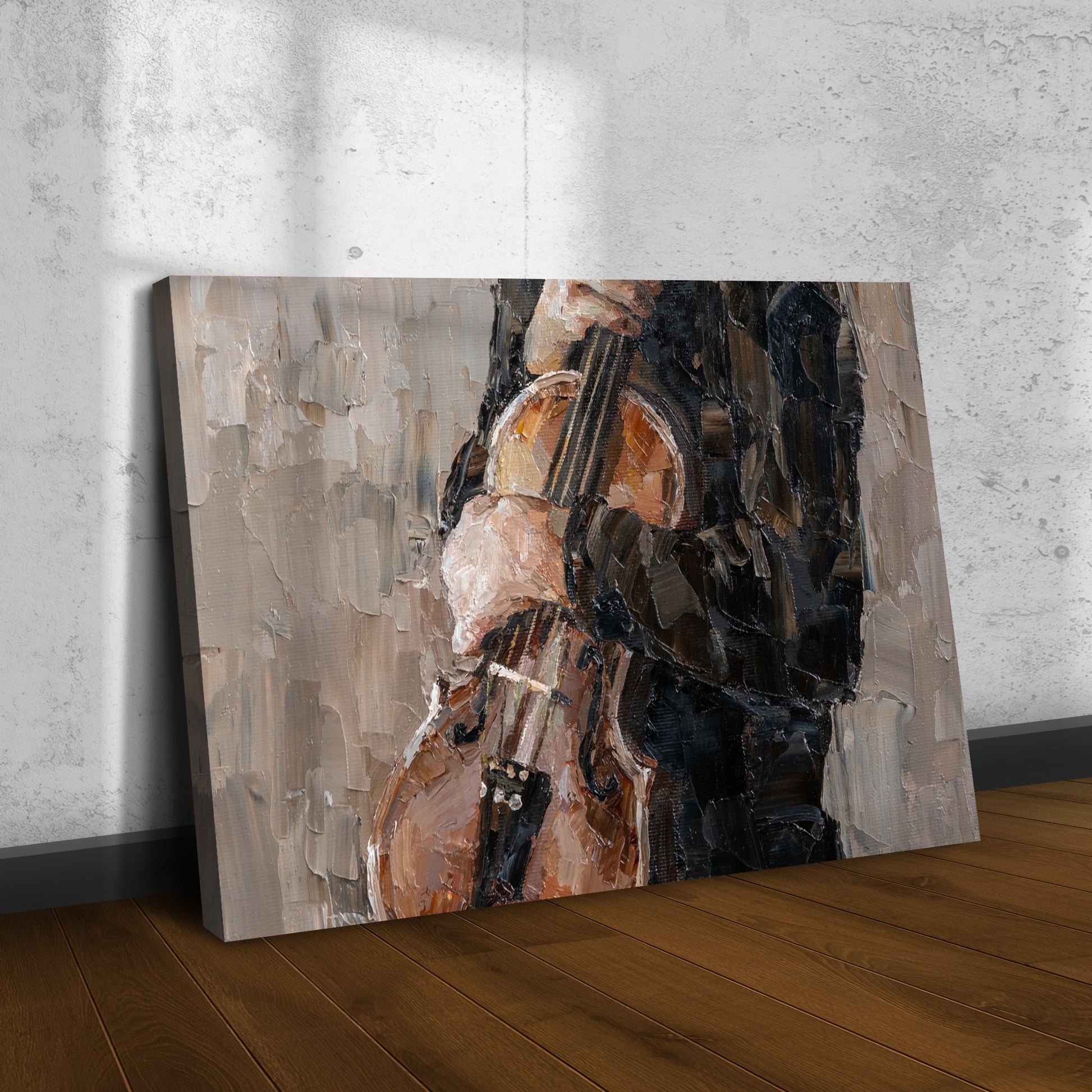 Violin Rustic Canvas Wall Art - Image by Tailored Canvases