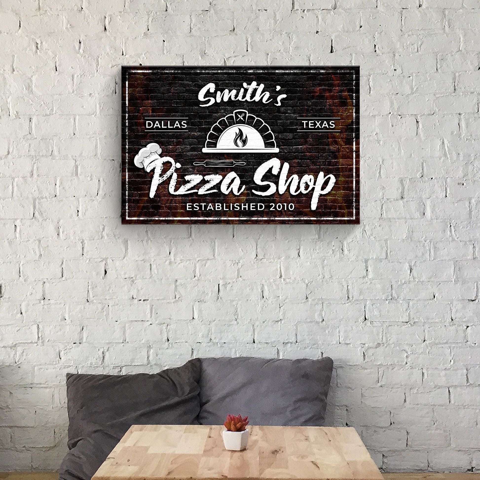 Pizza Sign V Style 1 - Imaged by Tailored Canvases