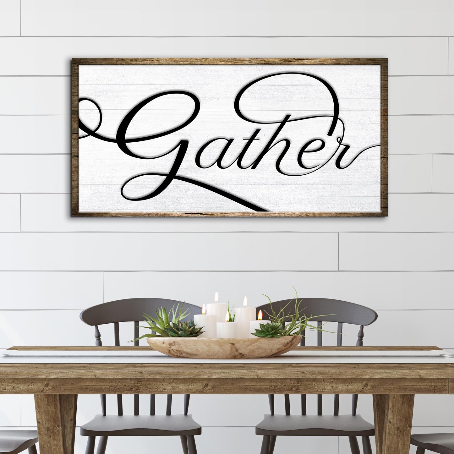 Gather Sign IV Style 2 - Image by Tailored Canvases