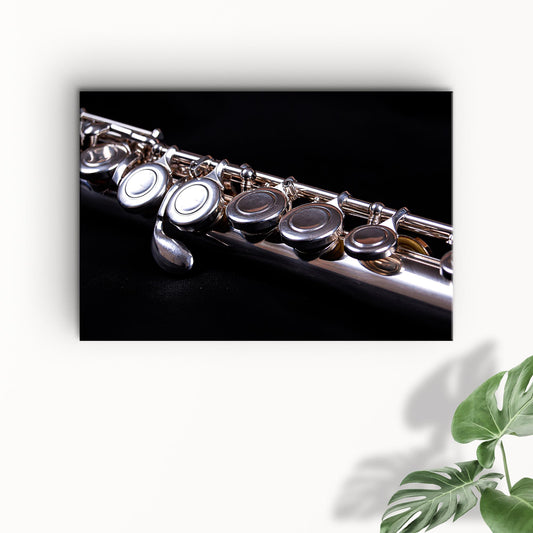 Flute Up Close Canvas Wall Art - Image by Tailored Canvases