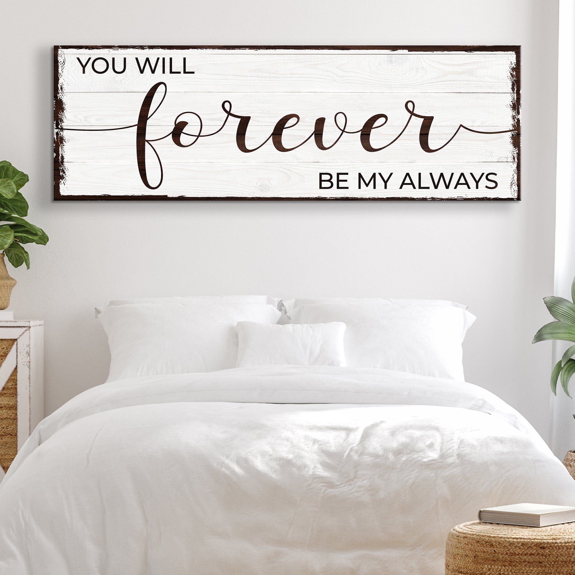 Forever Be My Always Sign II - Image by Tailored Canvases