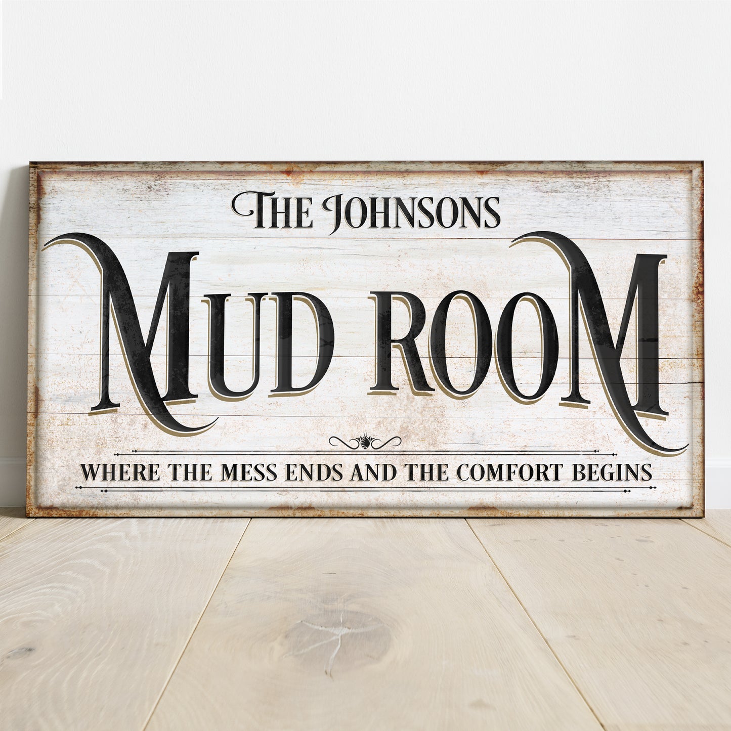 Personalized Mud Room Sign