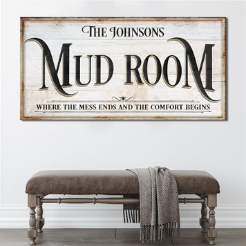 Personalized Mud Room Sign