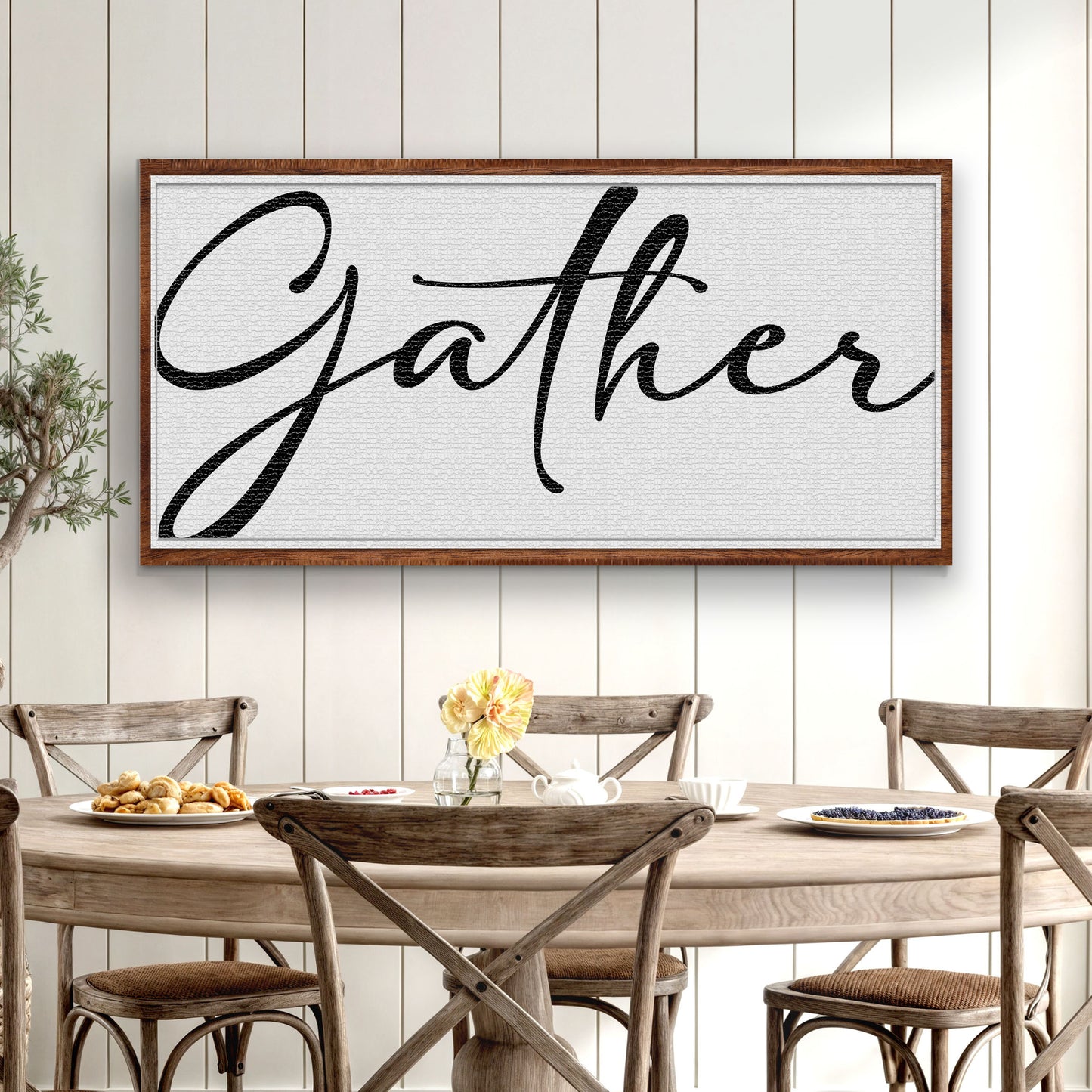 Gather Sign XV Style 2 - Image by Tailored Canvases