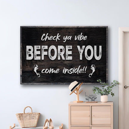 Funny Home Sign III - Imaged by Tailored Canvases