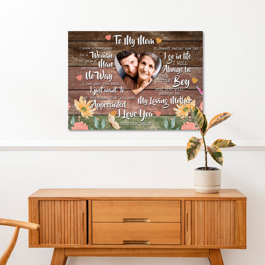 Mother's Day Sign Always My Loving Mother