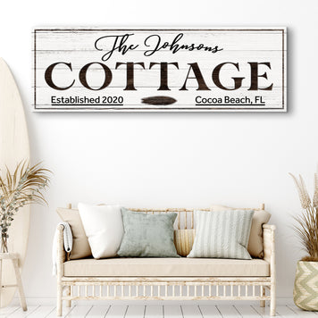 Cottage Beach House Sign