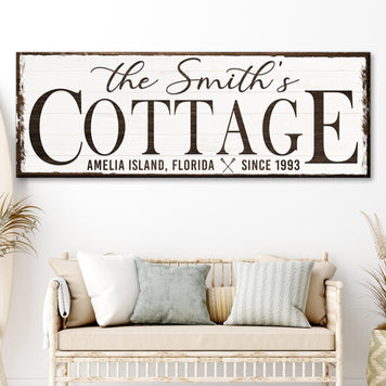 Cottage Beach House Sign II