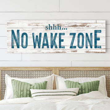 No Wake Zone Sign XIII