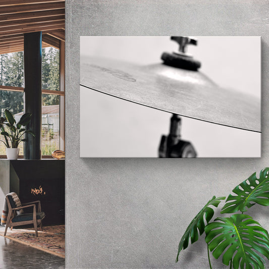 Cymbal Monochrome Canvas Wall Art - Image by Tailored Canvases