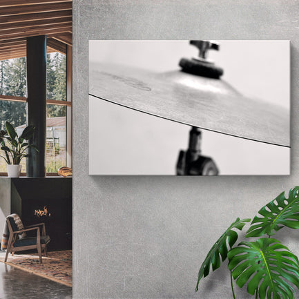 Cymbal Monochrome Canvas Wall Art - Image by Tailored Canvases