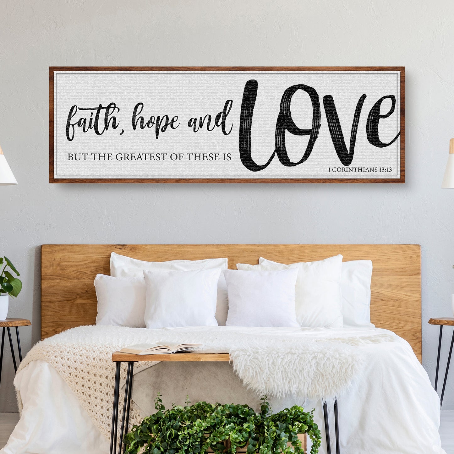 Faith Hope And Love 1 Corinthians 13:13 Faith Sign II