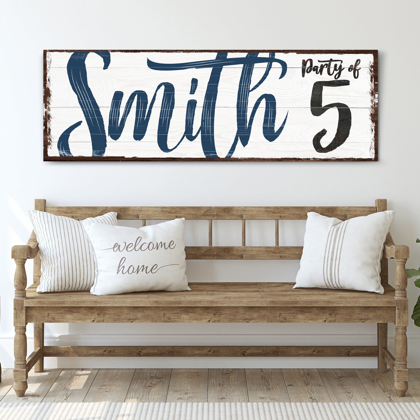 Personalized Party of Family Sign