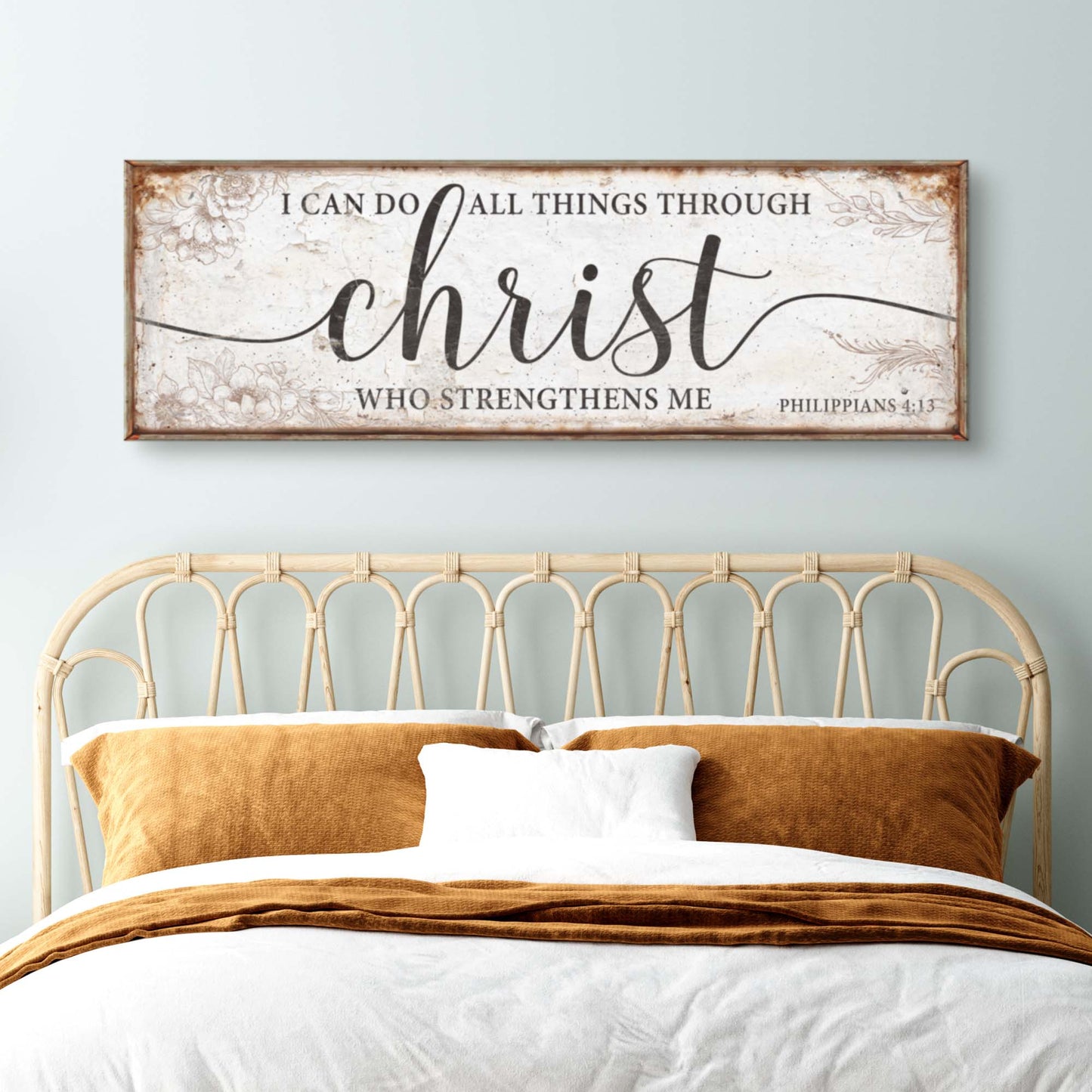 I Can Do All Things Through Christ Who Strengthens Me Faith Sign