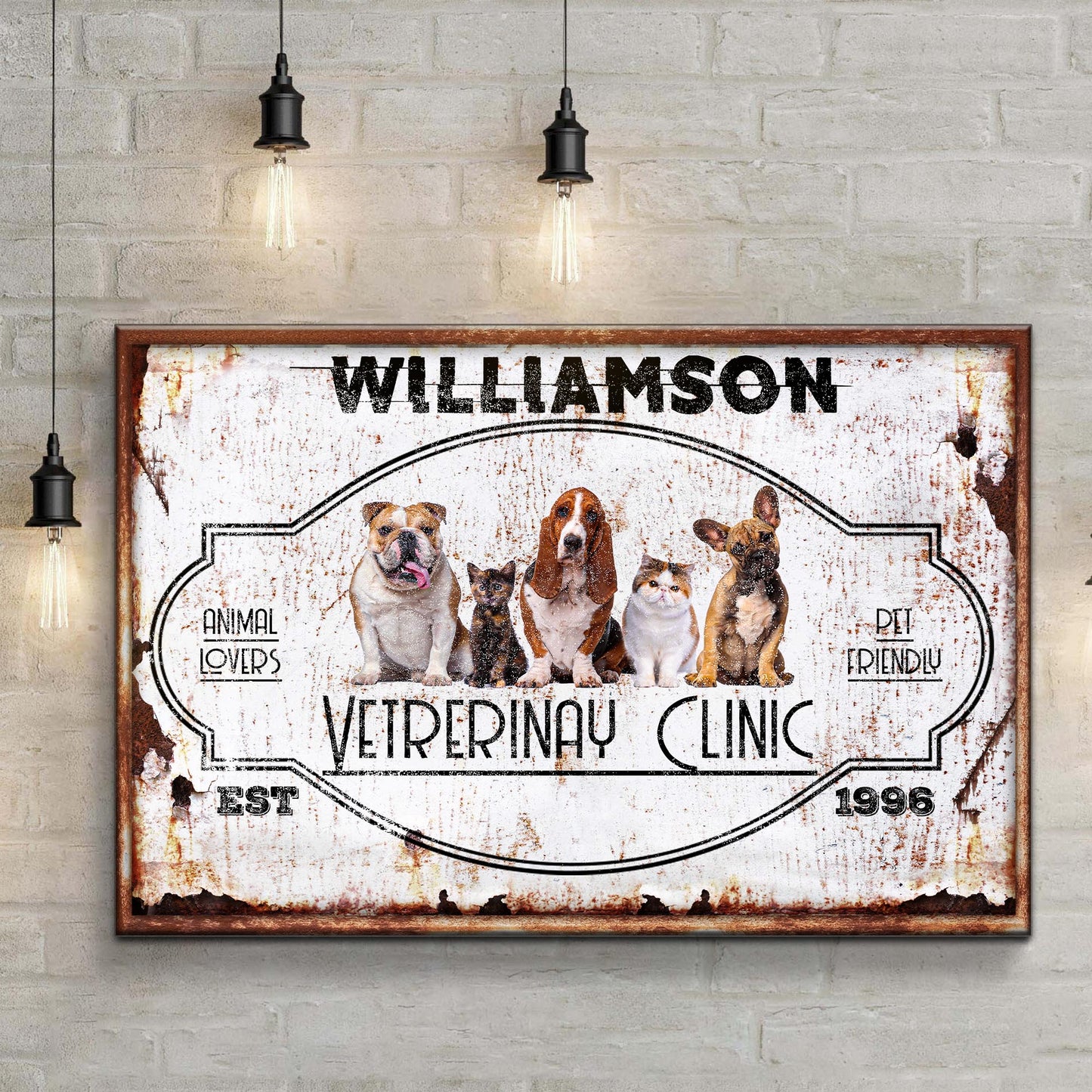 Veterinary Sign III Style 1 - Image by Tailored Canvases
