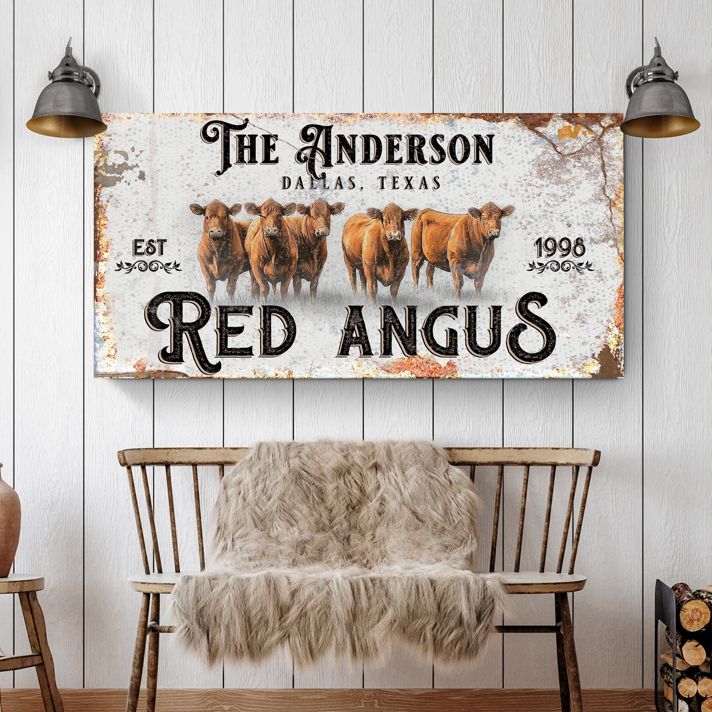 Red Angus Sign