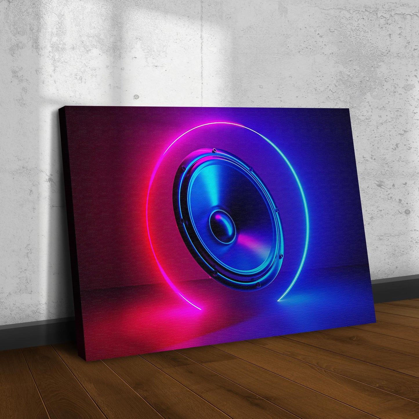 Music Equipment Speakers Modern Canvas Wall Art Style 2 - Image by Tailored Canvases