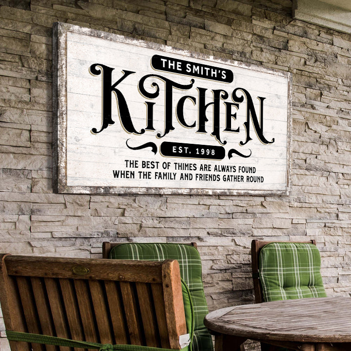 Kitchen Sign VII  - Image by Tailored Canvases