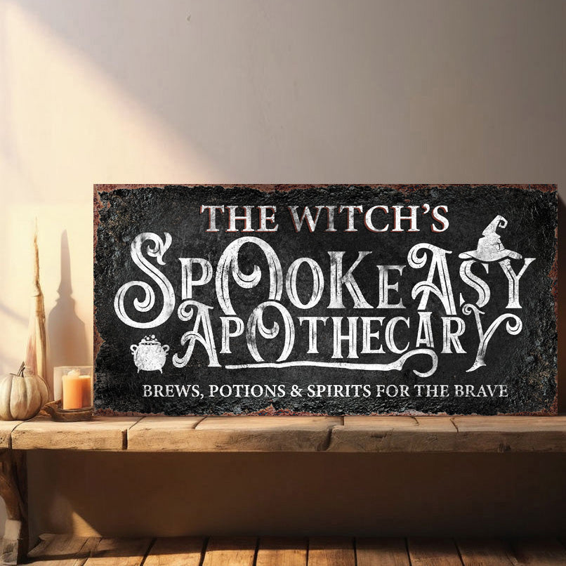 Apothecary Spookeasy Bar Sign