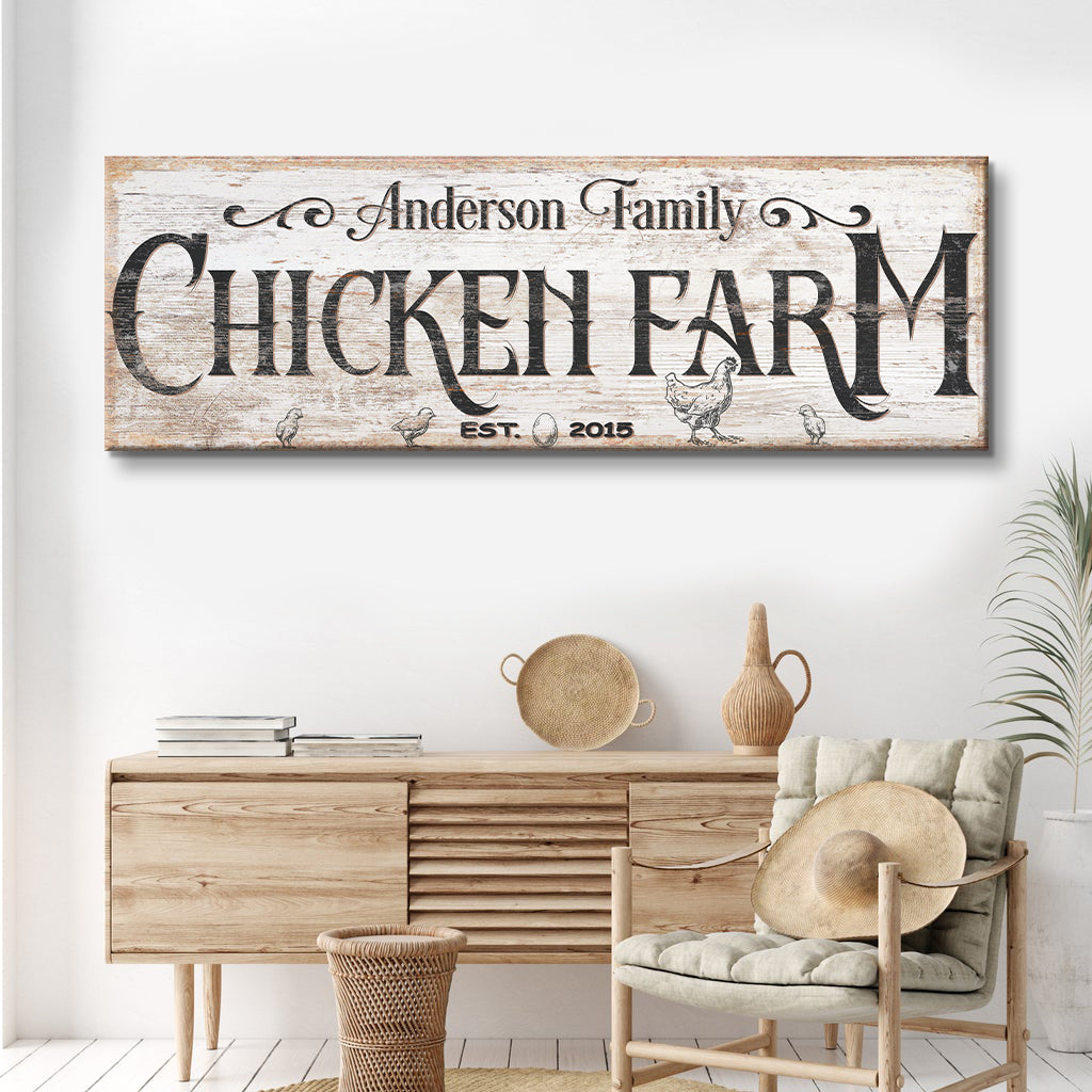 Chicken Farm Farmhouse Sign III