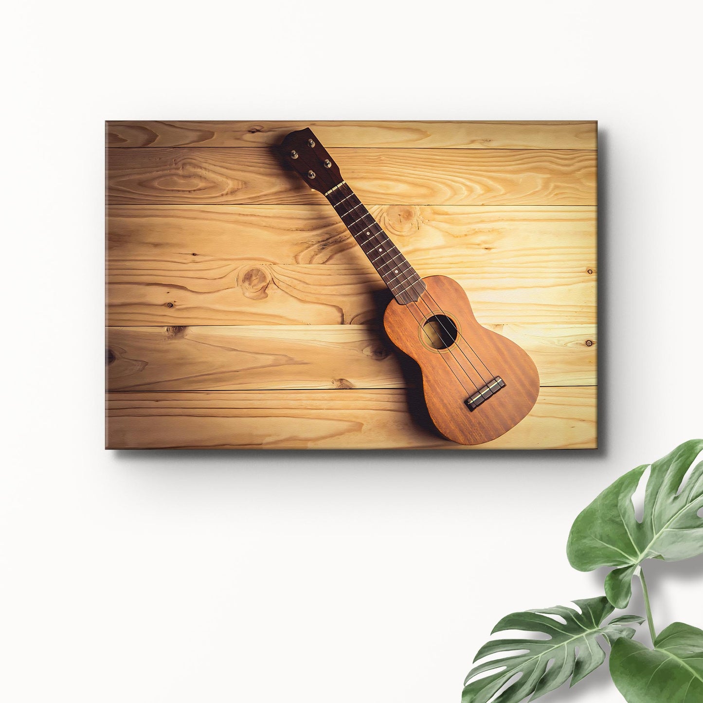 Ukulele Modern Canvas Wall Art Style 2 - Image by Tailored Canvases