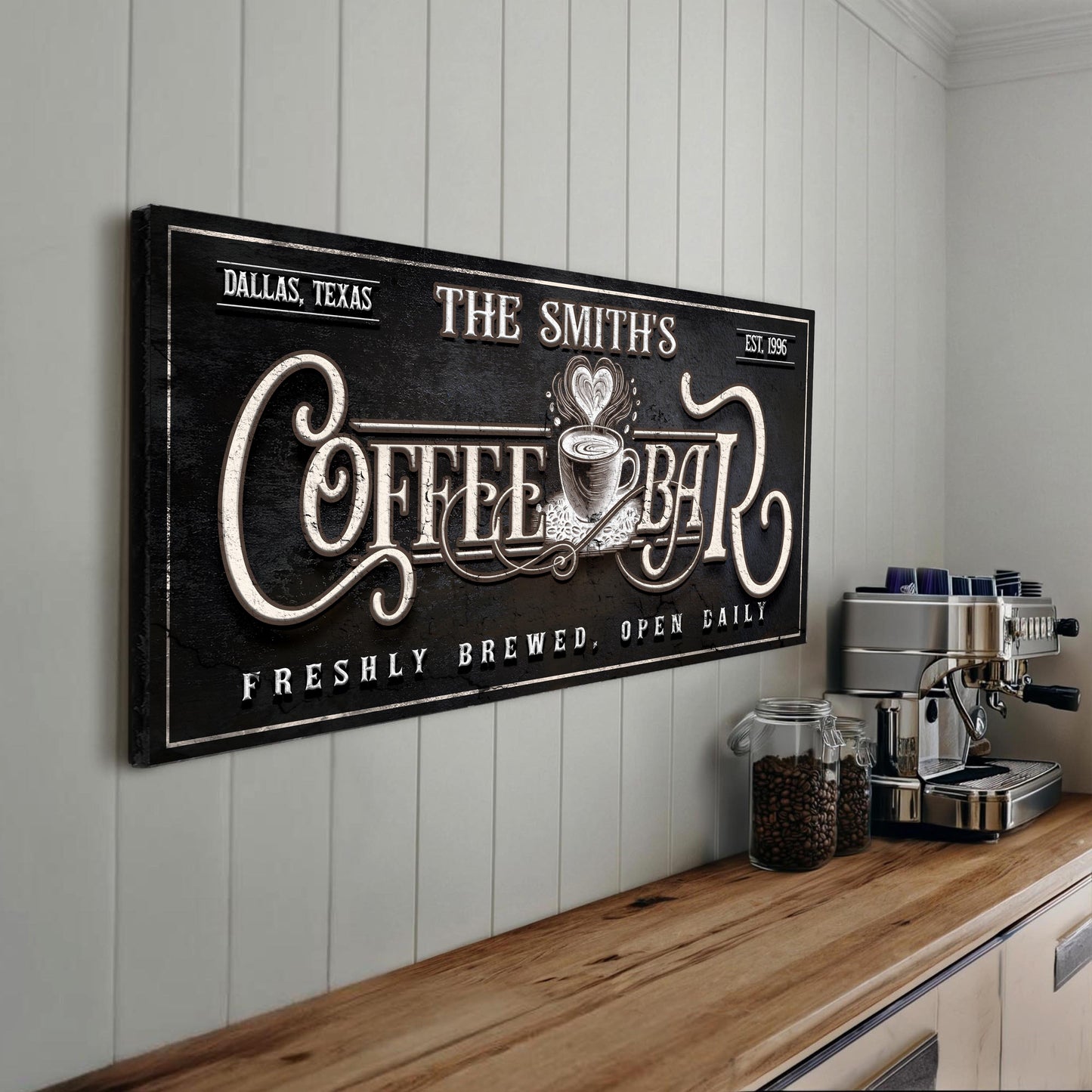 Personalized Coffee Bar Sign