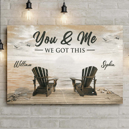Fishing Themed We Got This Couple Sign - Image by Tailored Canvases