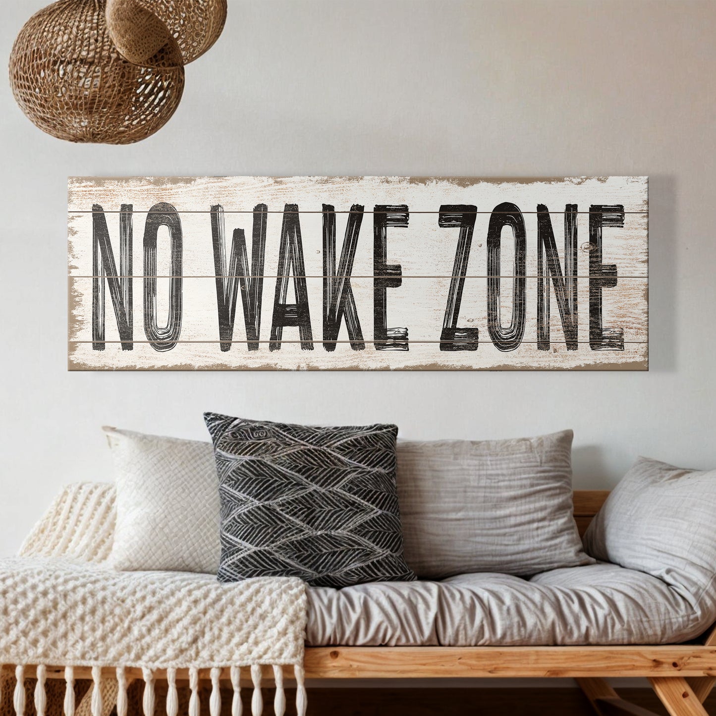 No Wake Zone Sign XVII