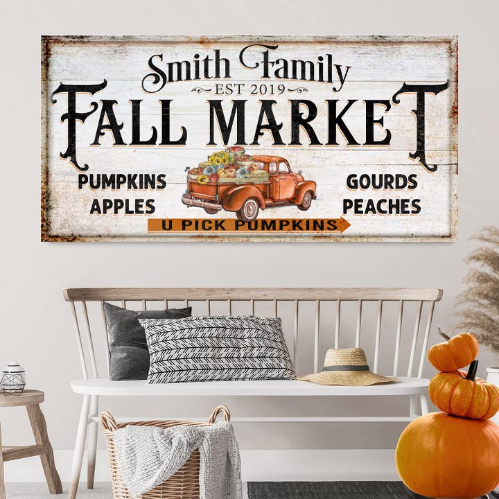 Fall Market Pumpkin Patch Sign