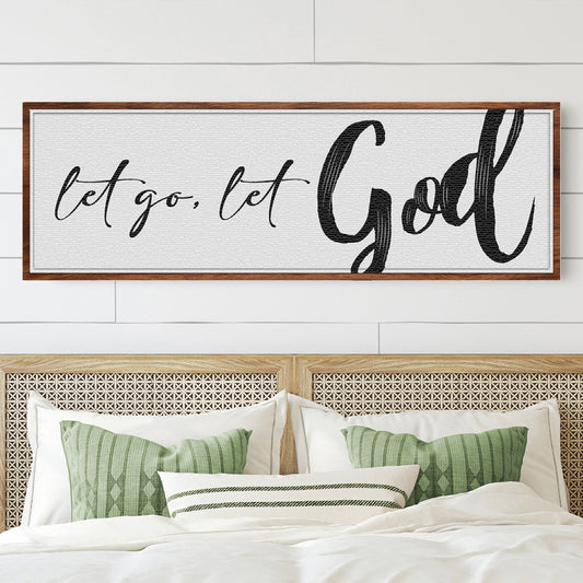 Let Go Let God Faith Sign VI