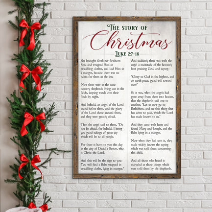 The Christmas Story Sign III - Image by Tailored Canvases