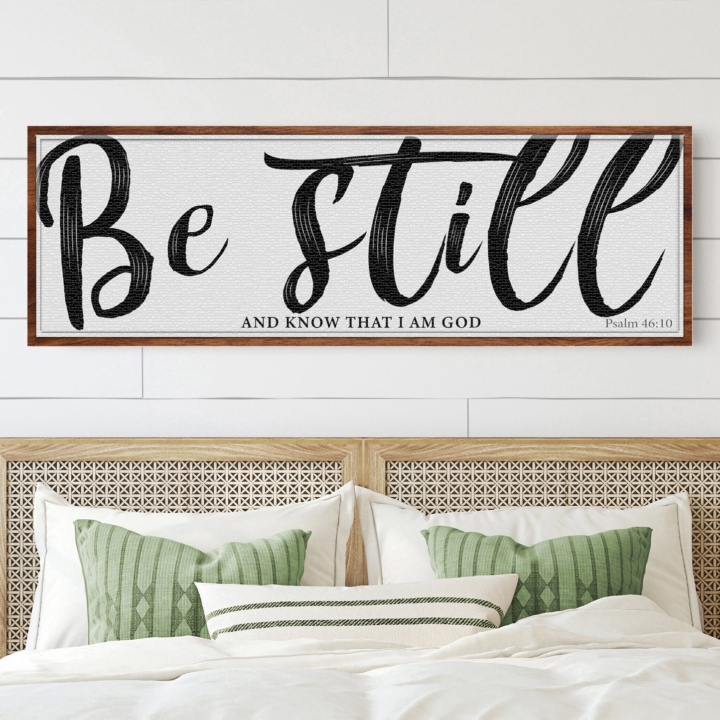 Be Still And Know That I Am God Psalm 46:10 Faith Sign II