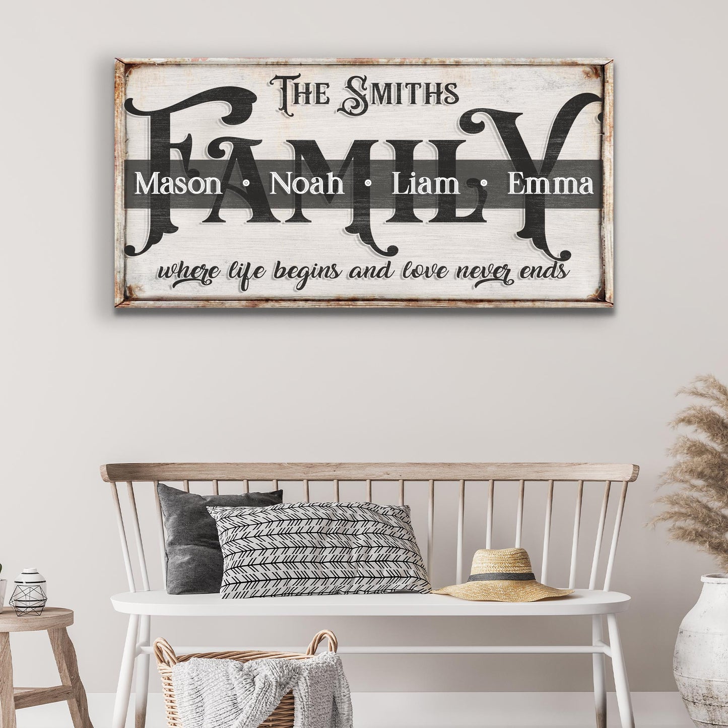 Family Sign XXIII - Image by Tailored Canvases