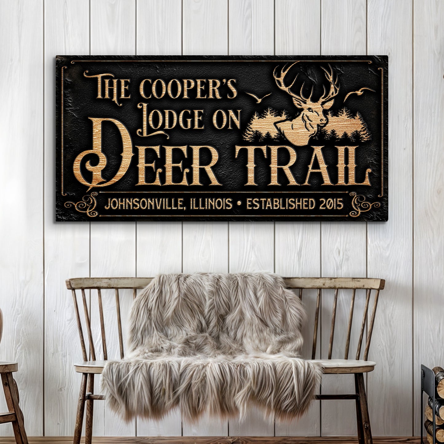 Hunting Lodge Sign