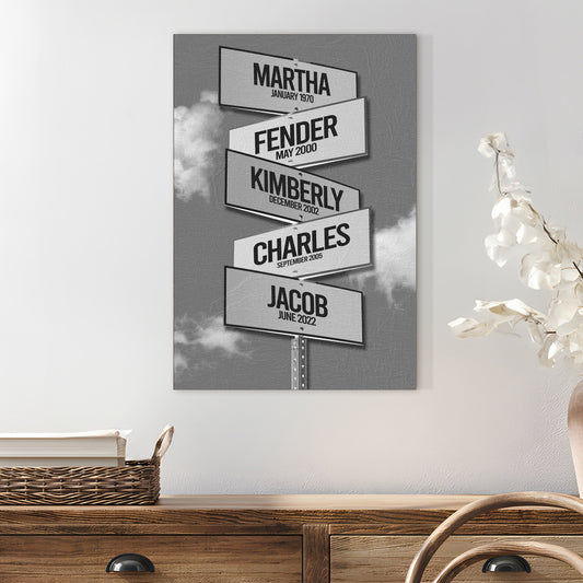 Mother's Day Sign Kids Names