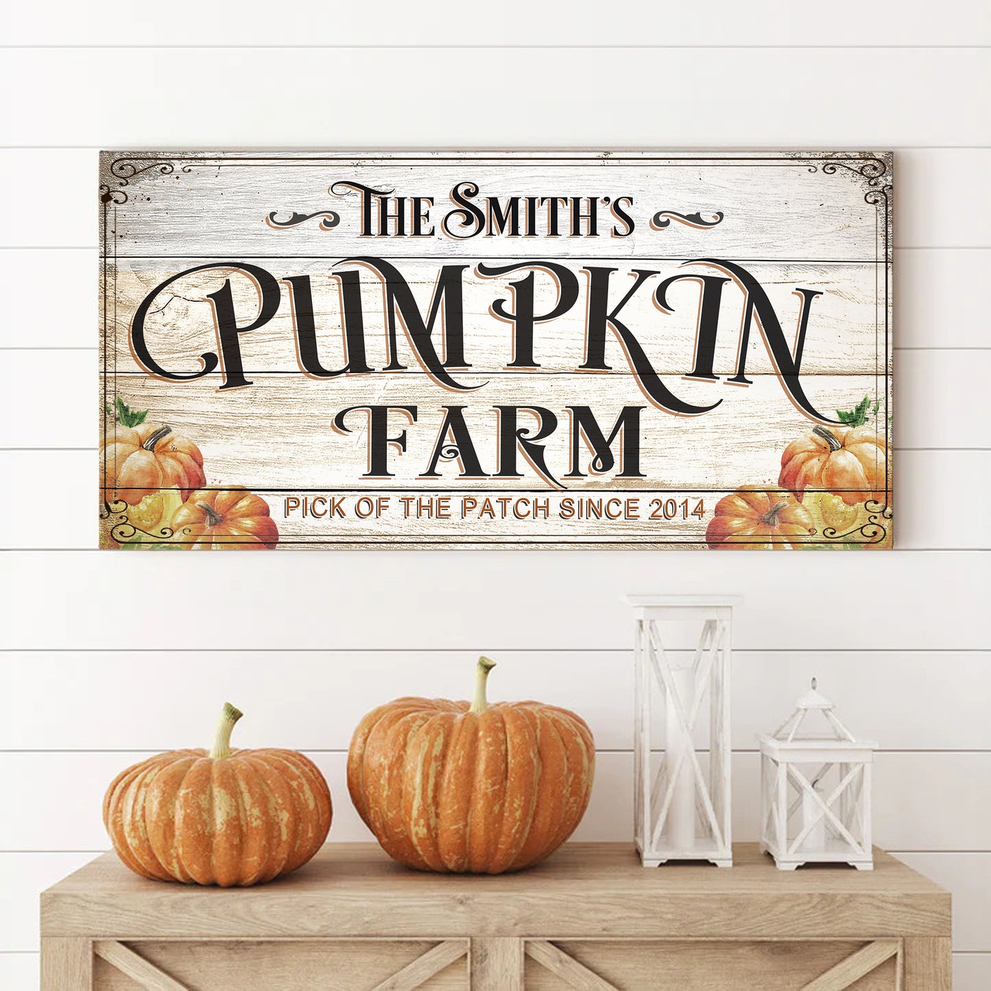 Pick Of The Patch Pumpkin Farm Sign