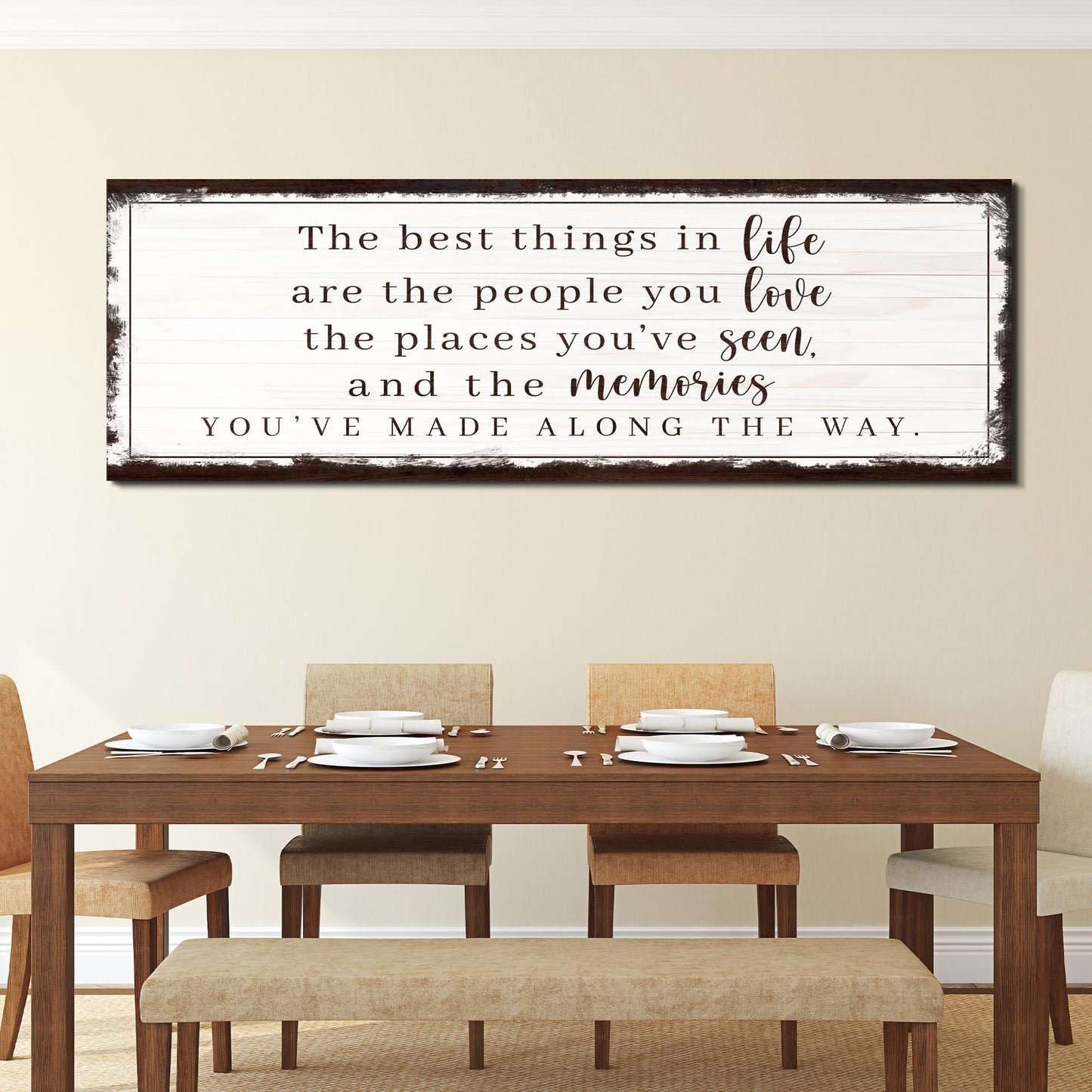 The Best Things In Life Sign VII