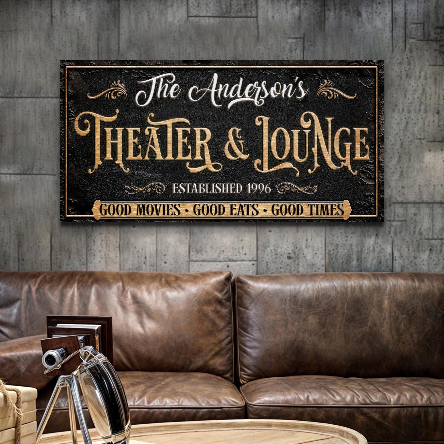 Family Theater And Lounge Sign VI