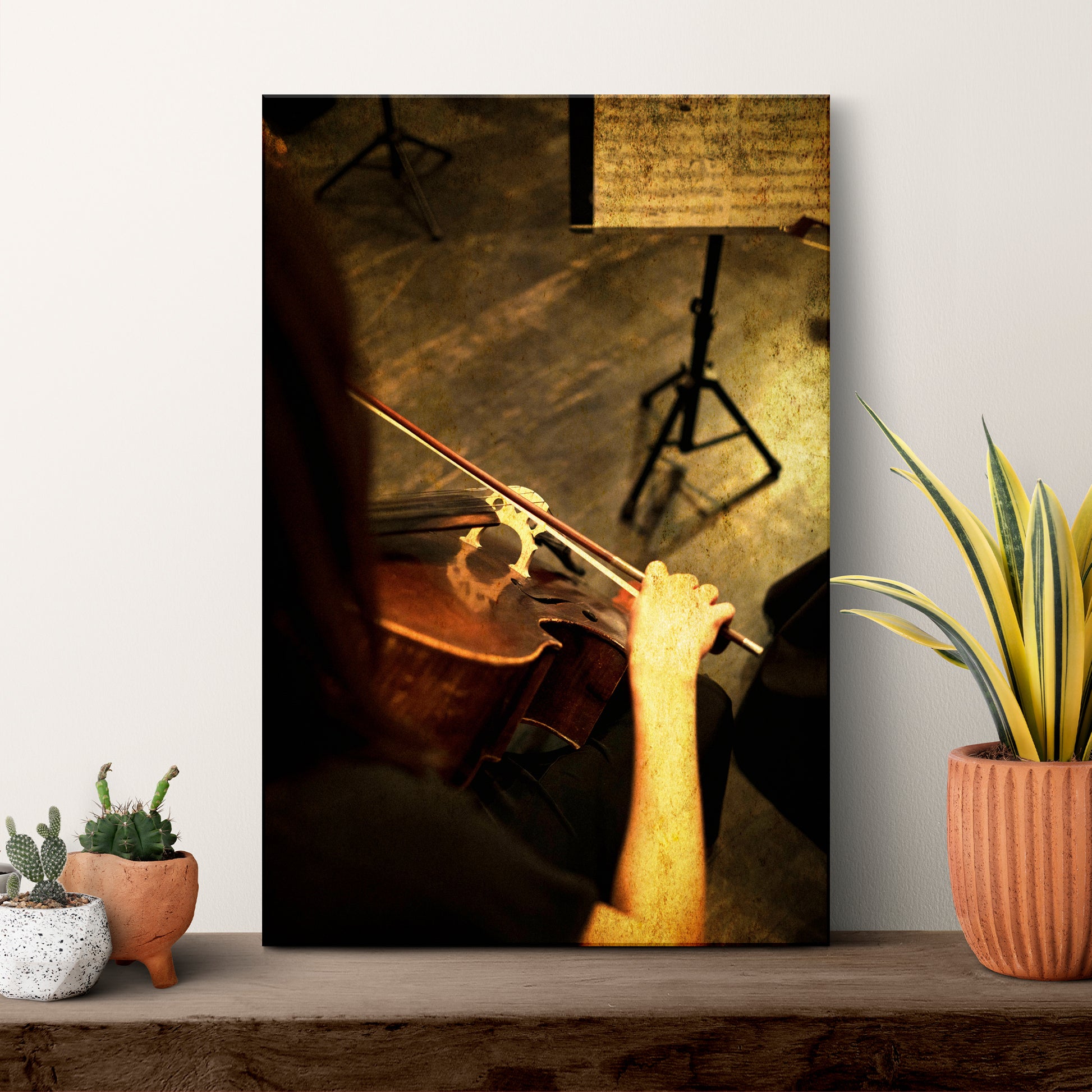 Music Genres Classical Rustic Canvas Wall Art Style 2 - Image by Tailored Canvases