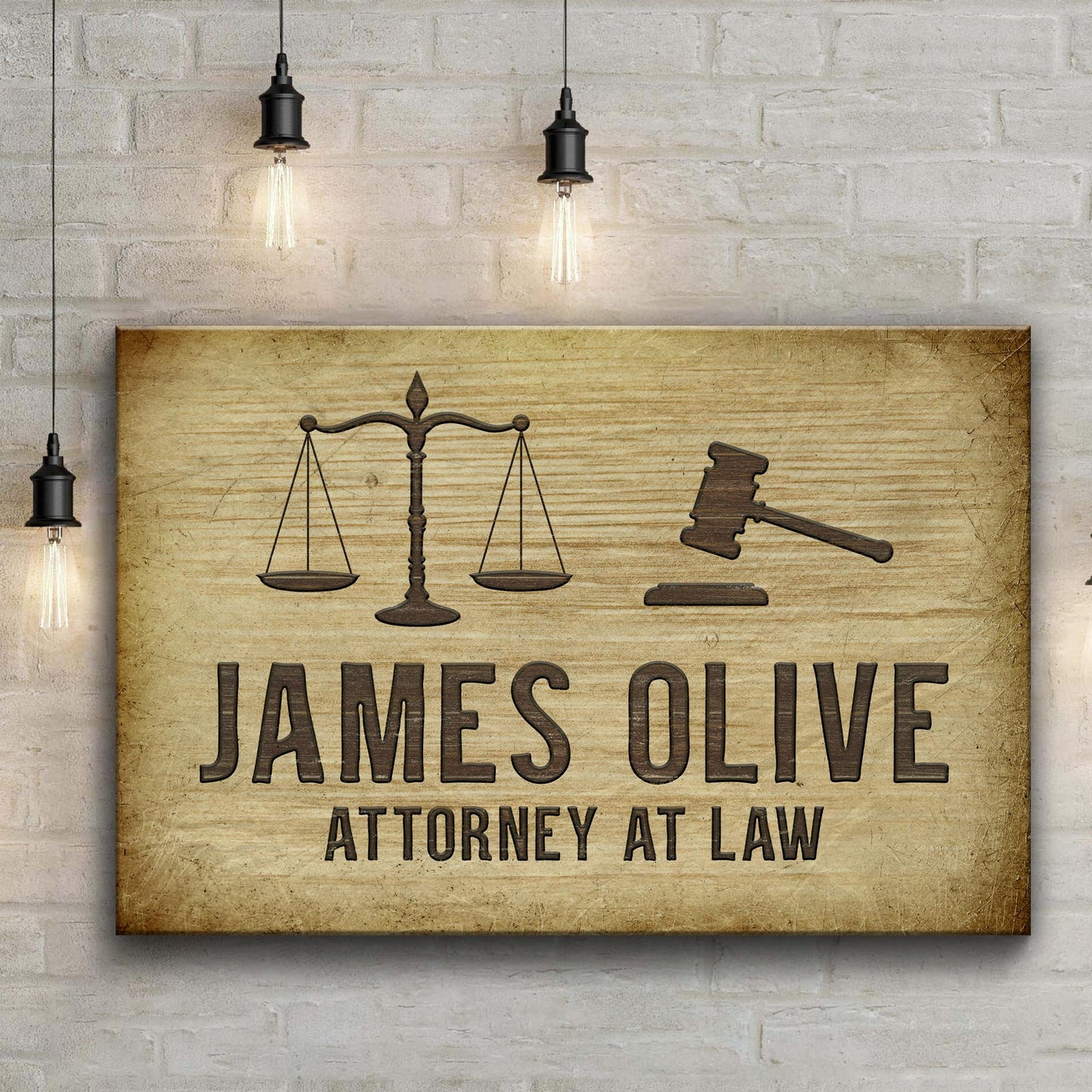 Lawyer Sign  Style 2 - Image by Tailored Canvases