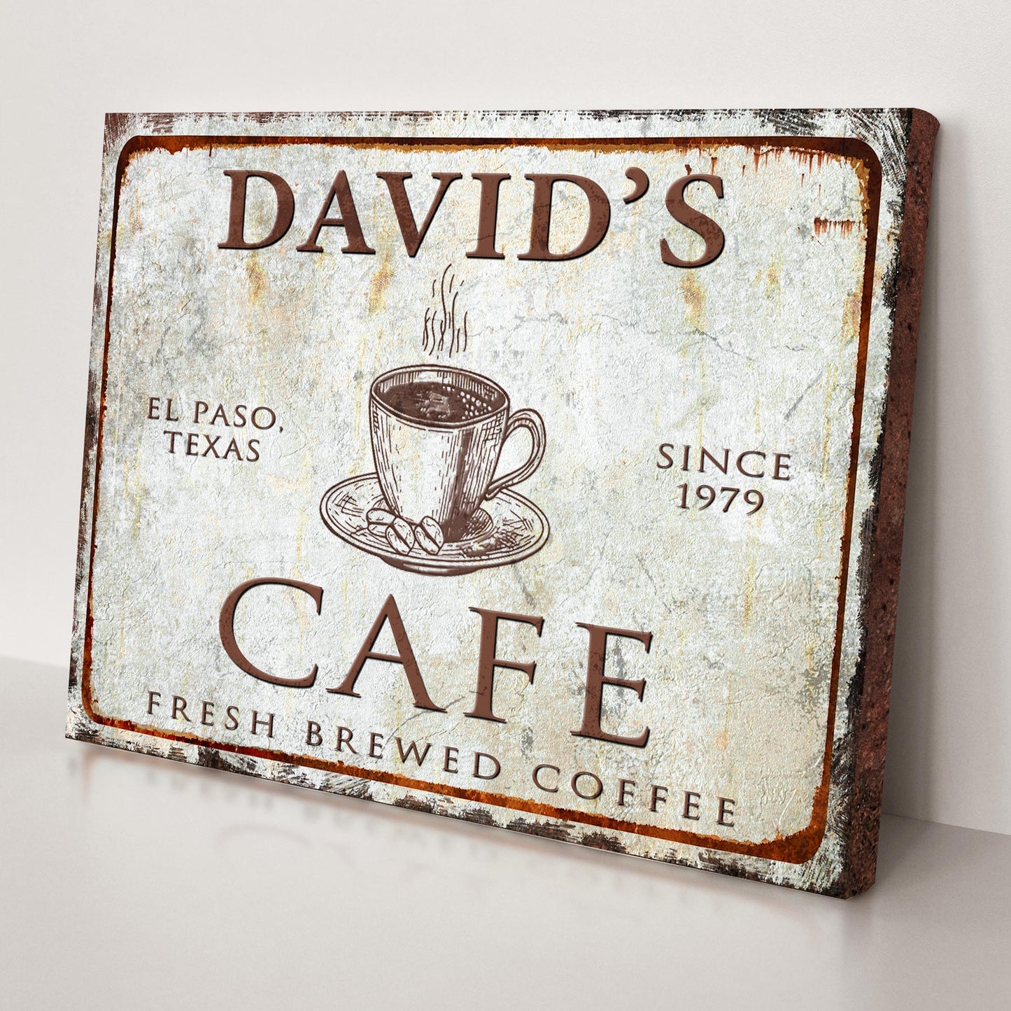 Cafe Sign V - Image by Tailored Canvases