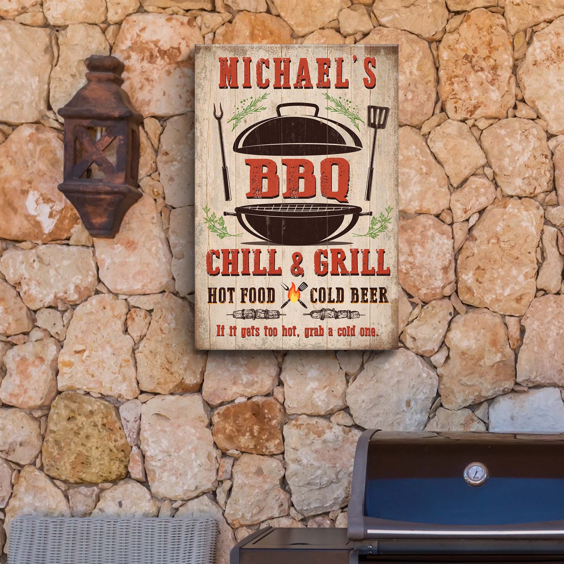 BBQ Sign V Style 2 - Image by Tailored Canvases
