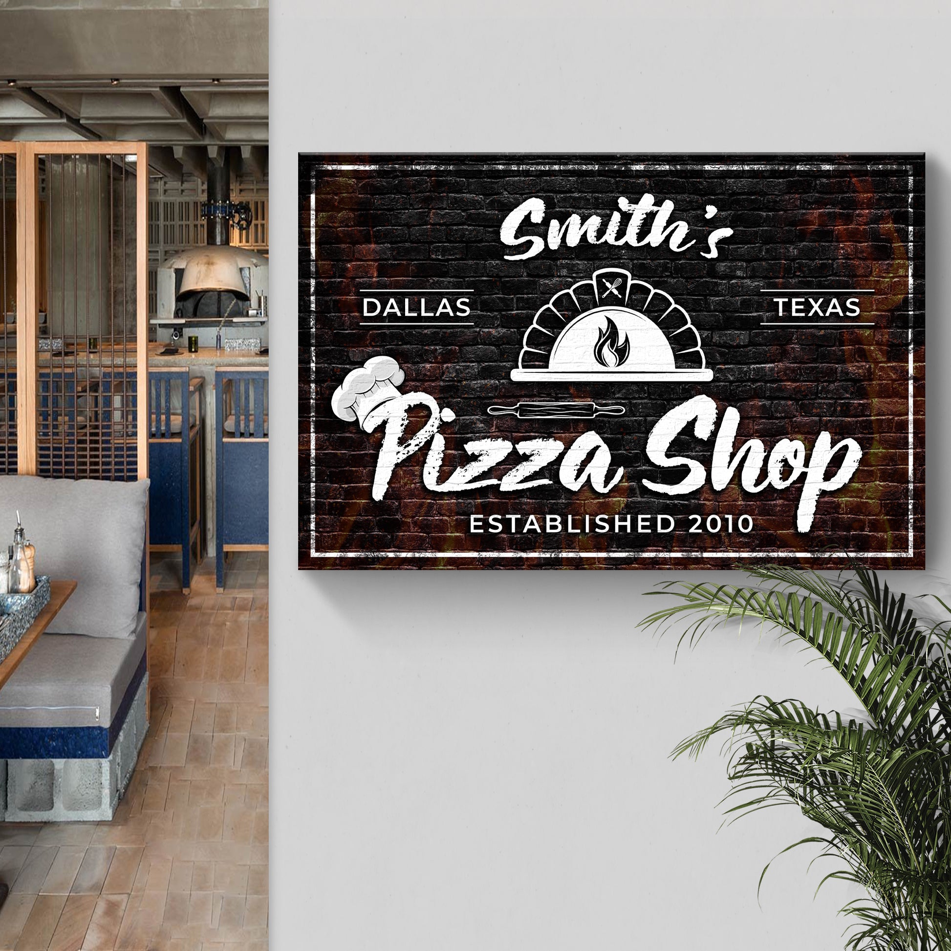 Pizza Sign V Style 2 - Imaged by Tailored Canvases