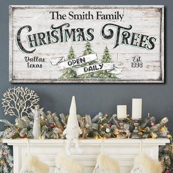 Family Christmas Tree Farm Sign II