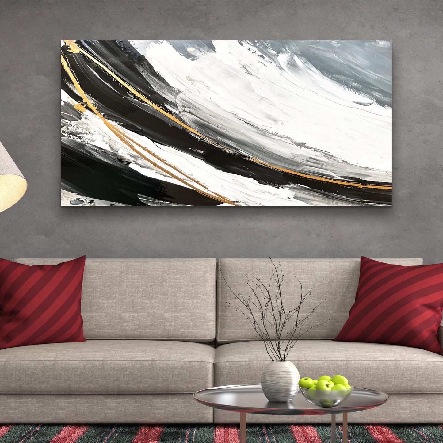 Modern Abstract Shadows Wall Art