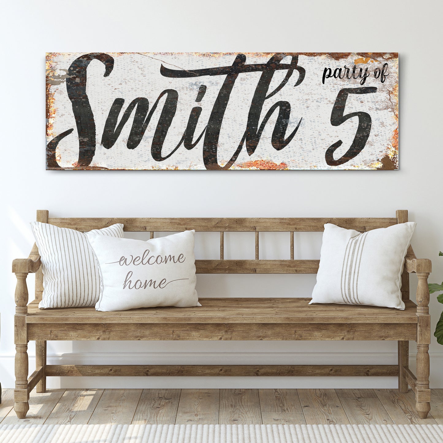 Personalized Party of Family Sign II